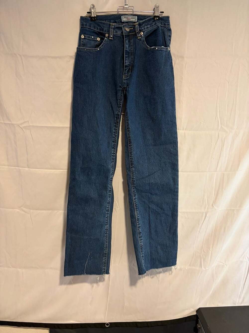 Foxfire Vintage High Rise Straight Leg Denim Jeans